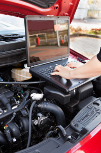 Hand Working In Auto Repair Service